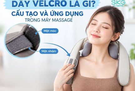 Dây Velcro là gì? Cấu tạo và ứng dụng trong máy massage