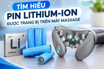 Tìm hiểu Pin Lithium-ion được trang bị trên máy massage