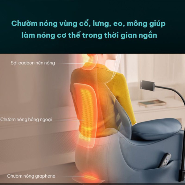 chế độ chườm nóng thư giãn