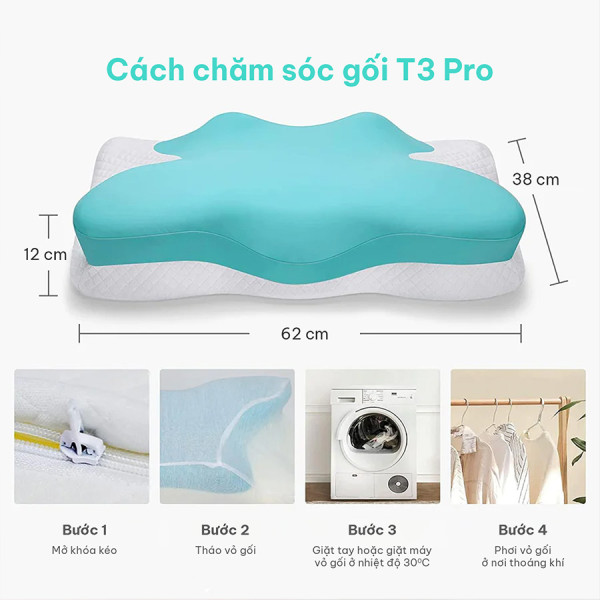 cách vệ sinh gối
