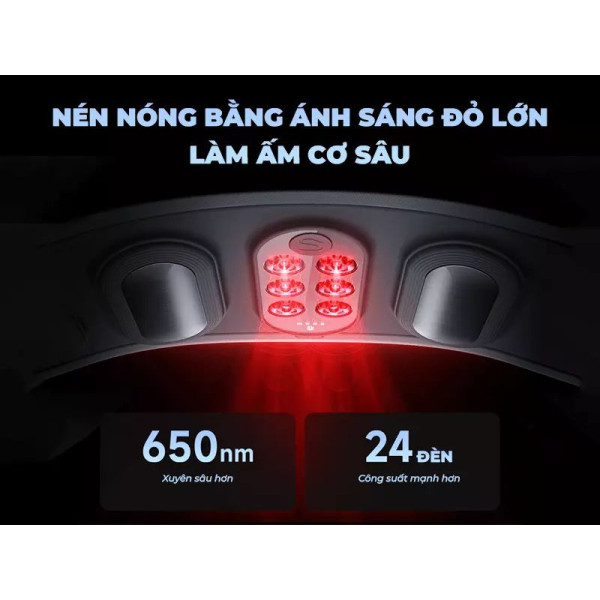 đai massage lưng SKG W7-2 sở hữu nhiệt chườm nóng