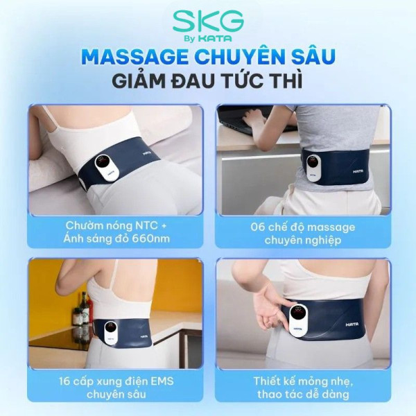 máy massage lưng KATA W04 dùng mọi lúc mọi nơii