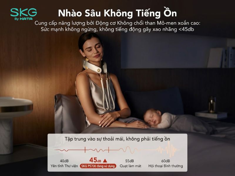 Mức tiếng ồn nhỏ phù hợp với nhiều không gian sử dụng