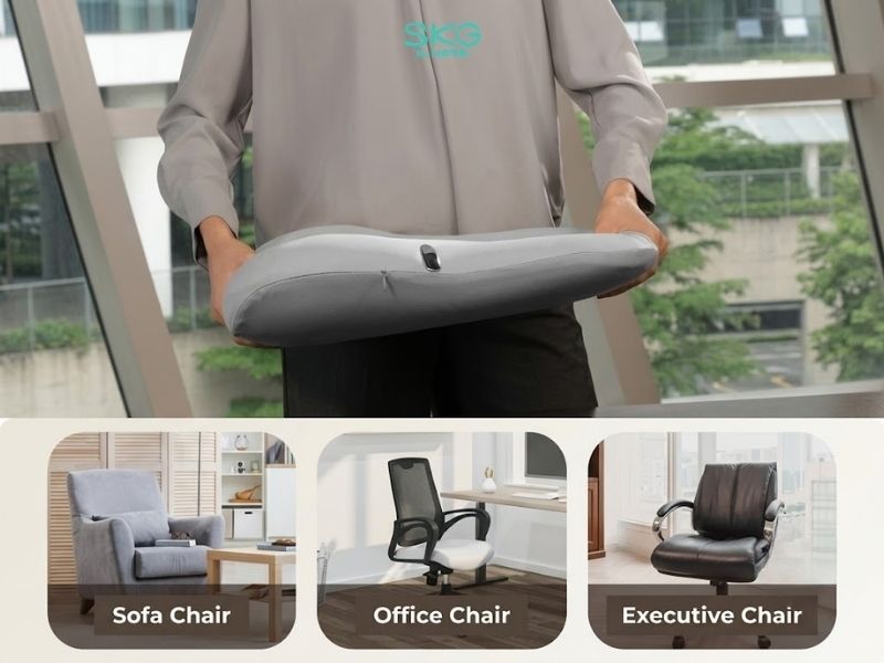 Thiết kế mỏng phù hợp với nhiều loại ghế