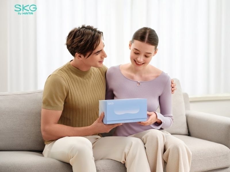Máy SKG KS700-E kiểu dáng tinh tế, phù hợp làm quà tặng cho người thân, bạn bè