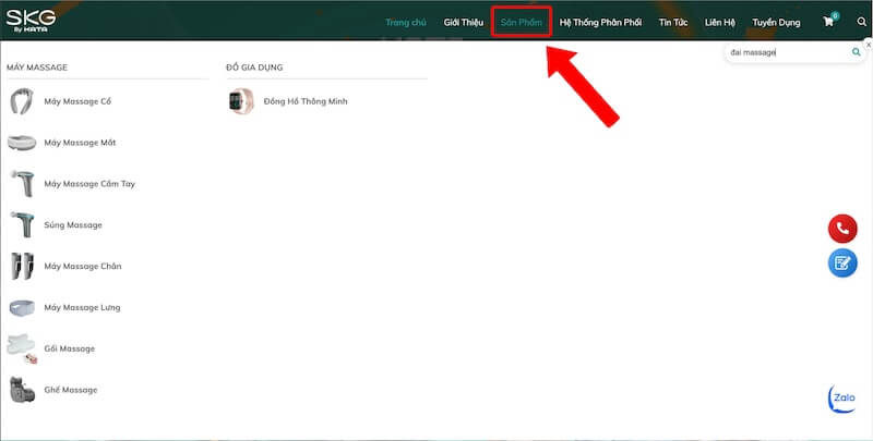 Danh mục “Sản phẩm”