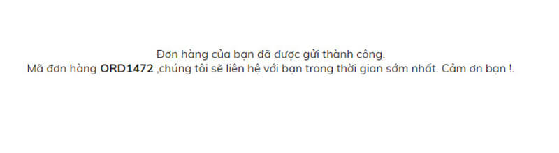 Xác nhận đặt mua