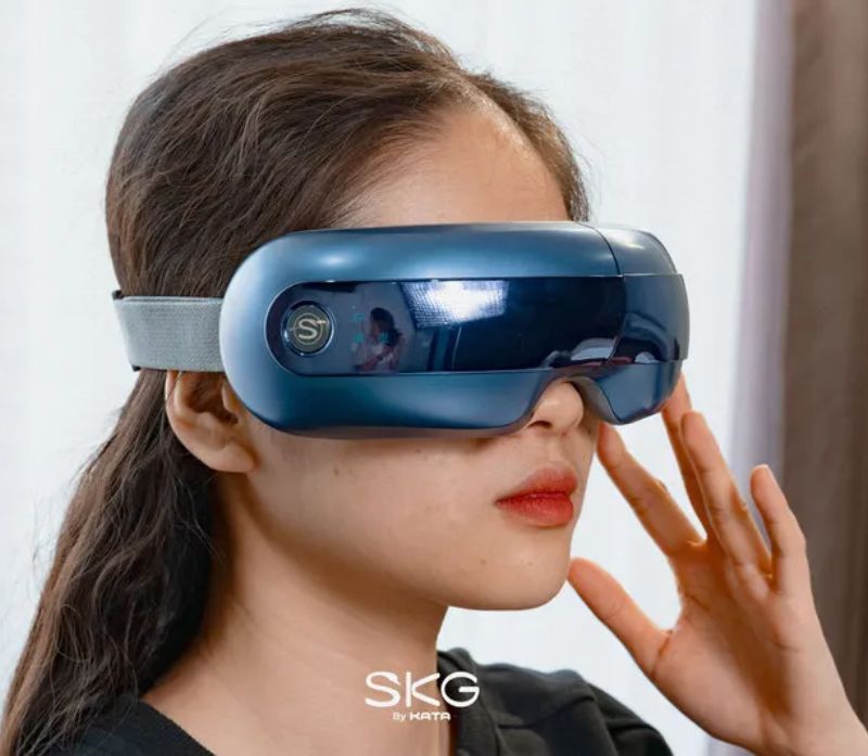 Cơ chế hoạt động thông minh của áp suất khí nén trong máy massage mắt SKG E3