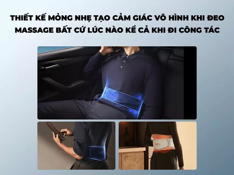 Thiết kế mỏng nhẹ và chất liệu thoải mái