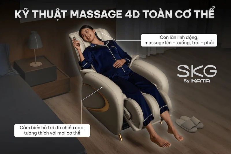 Kỹ thuật massage 4D toàn thân
