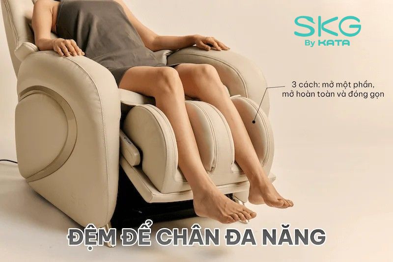 Đệm chân đa năng thỏa mái, nâng niu từng bước chân