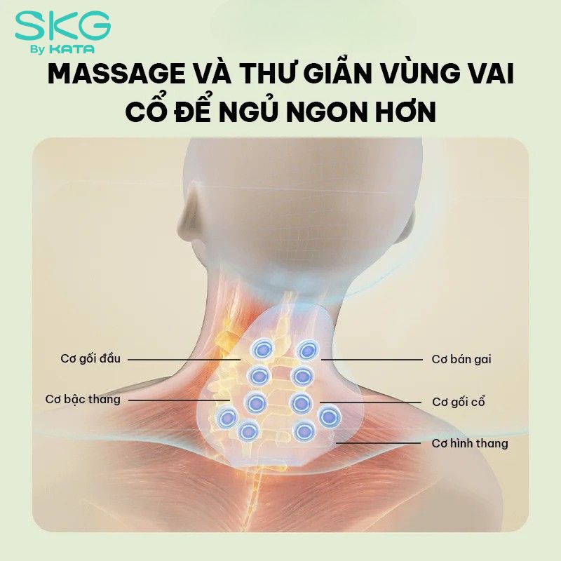 Massage cổ nhẹ nhàng, chuyên nghiệp với 4 chế độ tùy chỉnh