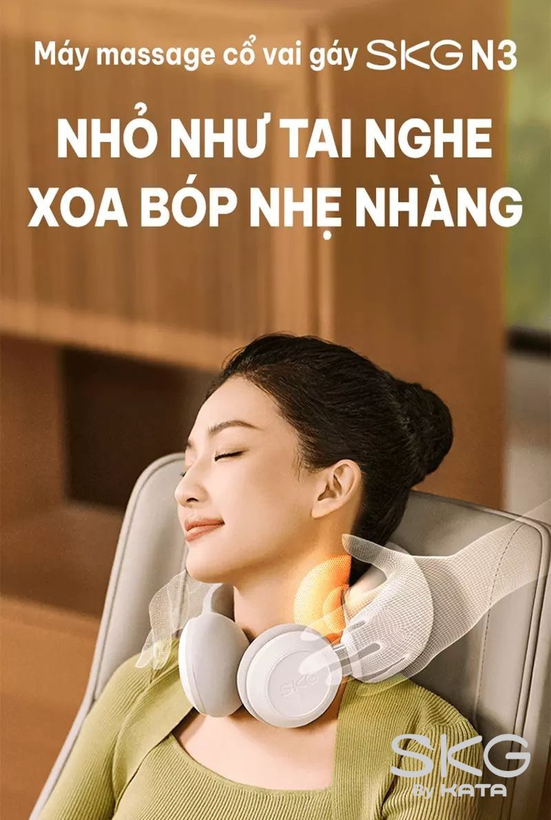 Không chỉ là thiết bị chăm sóc sức khỏe, SKG N3 sở hữu thiết kế thời trang, hiện đại