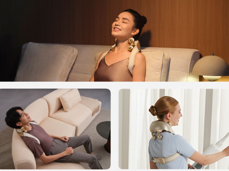 Tự do vận động với thiết kế đeo nhẹ nhàng, không gây áp lực vai