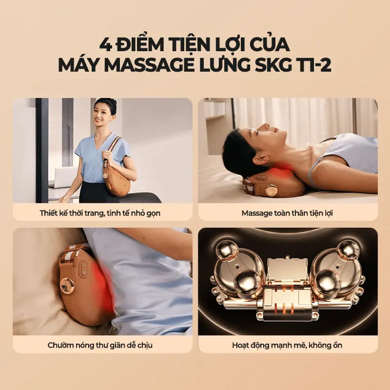 Xua tan đau nhức lưng với công nghệ massage 4D