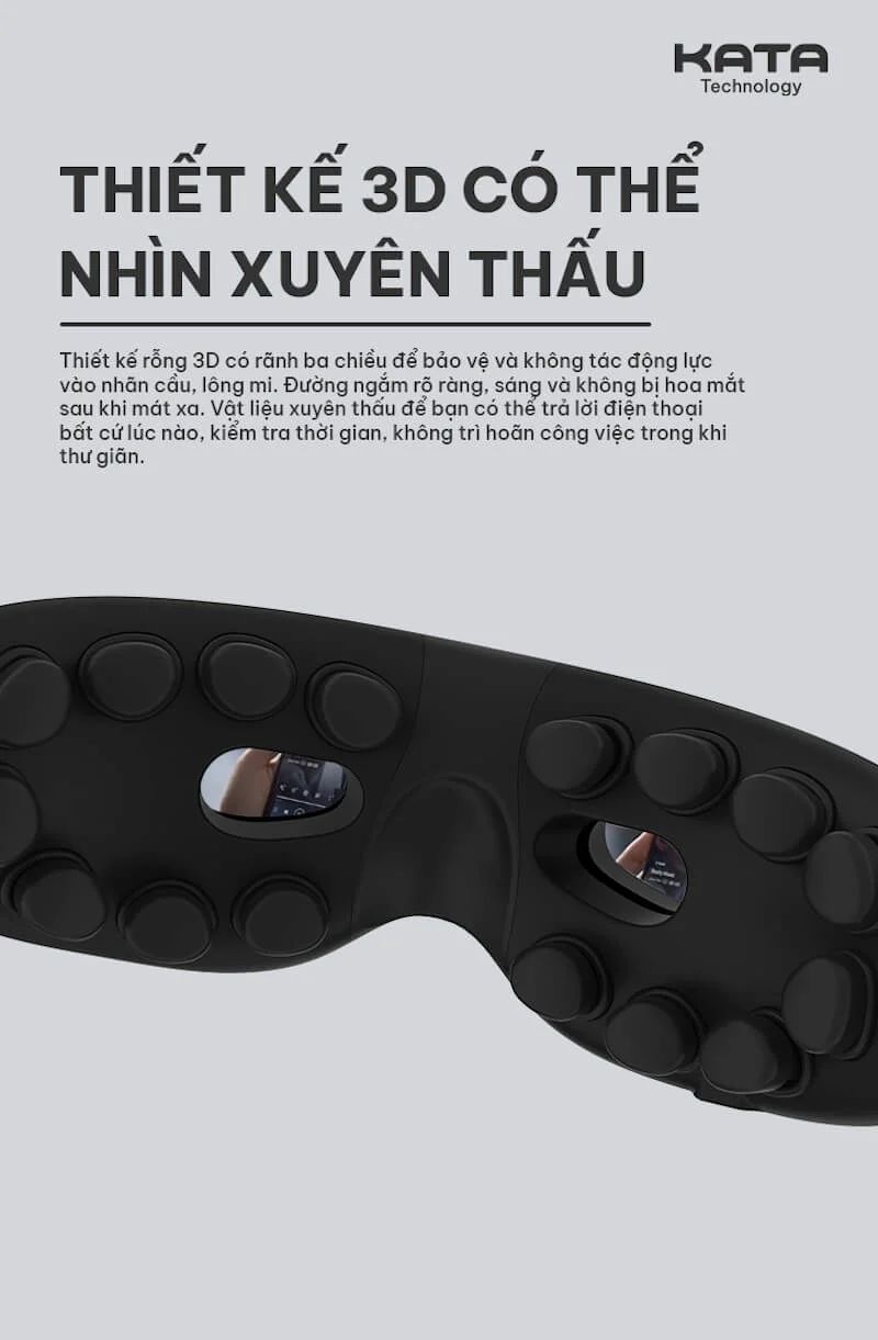 Thoải mái quan sát trong quá trình chăm sóc mắt