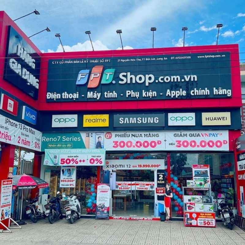 Cửa hàng FPT Shop tại Long An