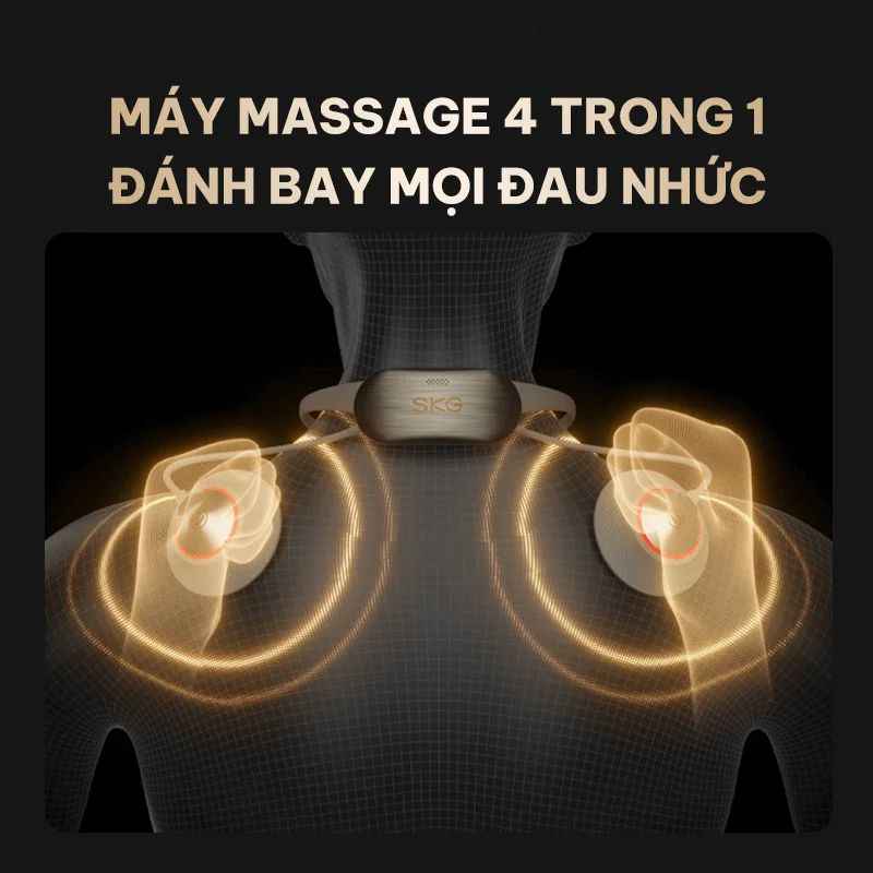 Máy Massage Cổ Vai Lưng SKG X7 Pro