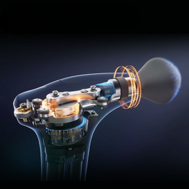 Súng massage SKG F3-3 trang bị động cơ không chổi than mạnh mẽ mà vô cùng êm ái