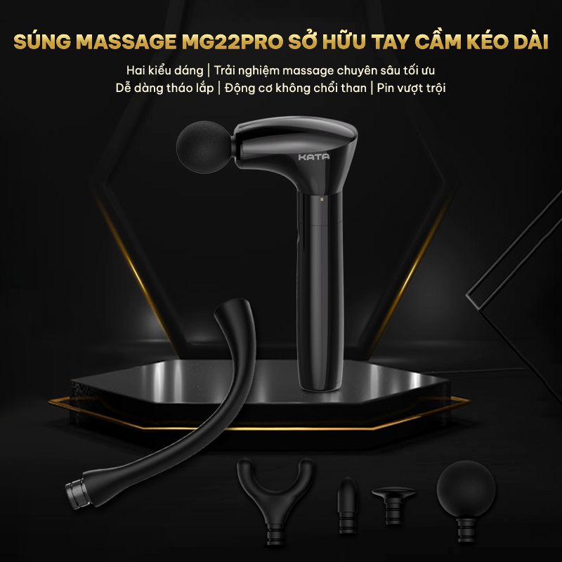 KATA - Đơn vị sản xuất và phân phối súng massage KATA MG22Pro chất lượng