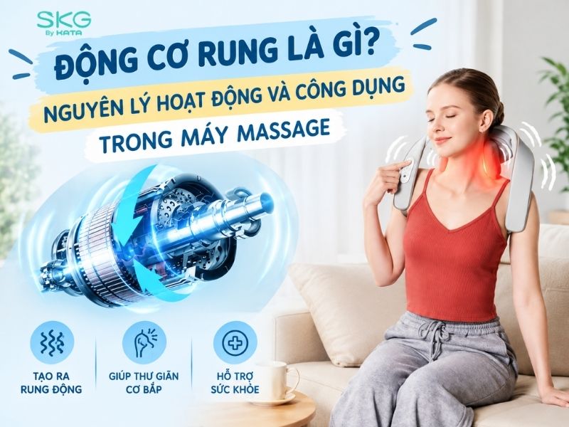 Động cơ rung là gì? Nguyên lý hoạt động và công dụng trong máy massage