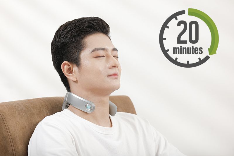 thời gian sử dụng máy massage cổ